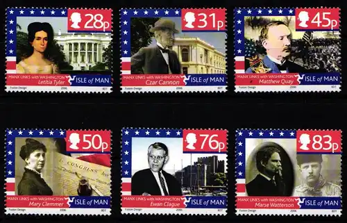 Großbritannien Isle of Man 1301-1306 postfrisch #JQ568