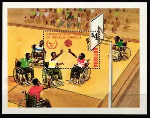 Antigua und Barbuda Block 59 postfrisch #JQ570