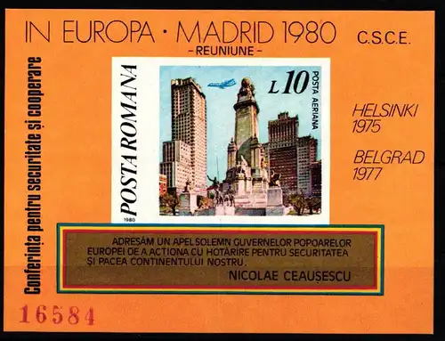 Rumänien Block 175 postfrisch #JT012