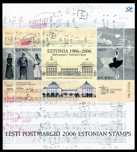 Estland Jahresmappe 2006 postfrisch #GG1760