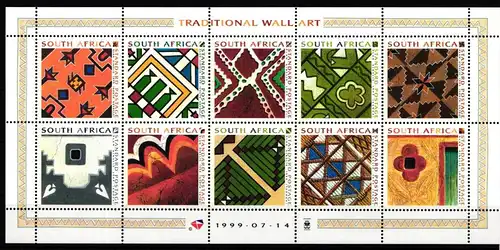 Südafrika 1215-1224 postfrisch als Kleinbogen #JT052