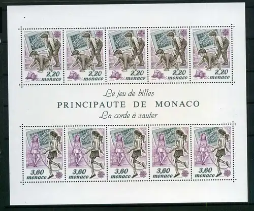 Monaco Block 44 postfrisch Cept #JS587