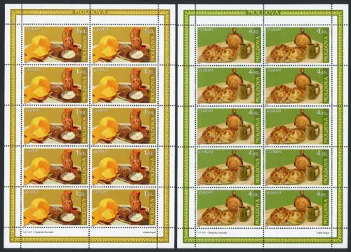Moldawien Kleinbogen 511-512 postfrisch Cept 2005 Gastronomie #JS570