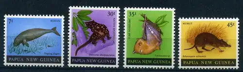 Papua Neuguinea 398-401 postfrisch Wildtiere #JS567