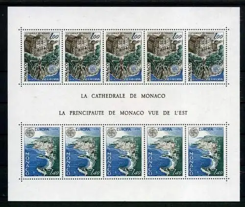 Monaco Block 12 postfrisch Cept #JS595