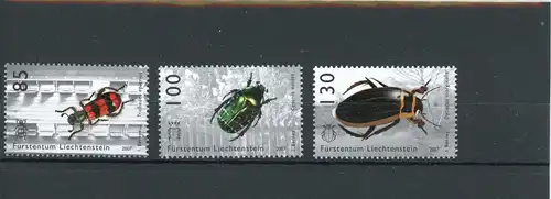 Liechtenstein 1457-1459 postfrisch Käfer #JT775