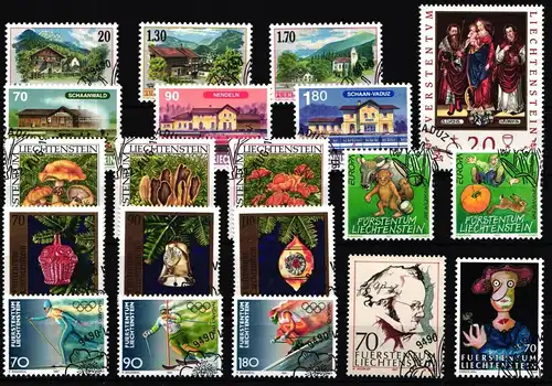 Liechtenstein Jahrgang 1997 gestempelt #JT080