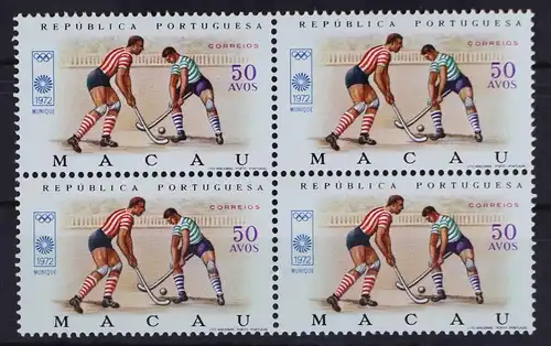 Macau 454 postfrisch als 4er Block, Olympia 1972 München #GD683