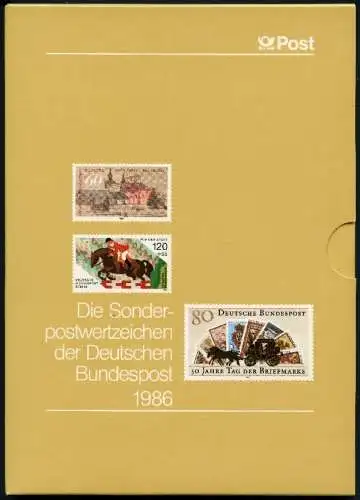 BRD Bund Jahrbuch der Deutschen Post 1986 postfrisch #JS238