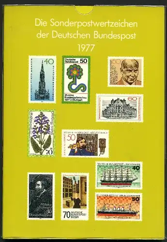BRD Bund Jahrbuch der Deutschen Post 1977 postfrisch #JS242