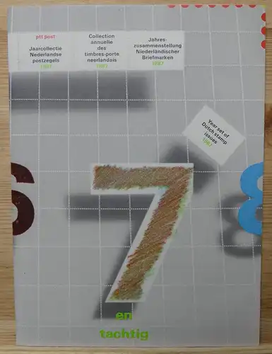 Niederlande Jahresmappe 1987 postfrisch #JS230