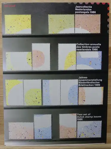Niederlande Jahresmappe 1986 postfrisch #JS231