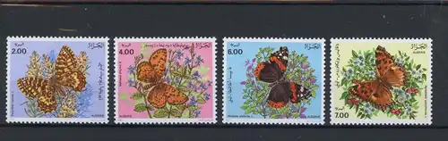 Algerien 1050-53 postfrisch Schmetterlinge #JU208