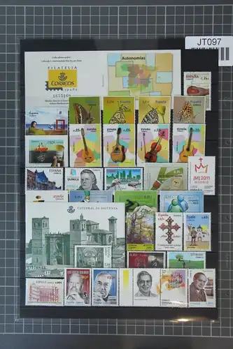 Spanien Jahrgang 2011 mit 4564-4653 ohne 4584-4587 postfrisch #JT097