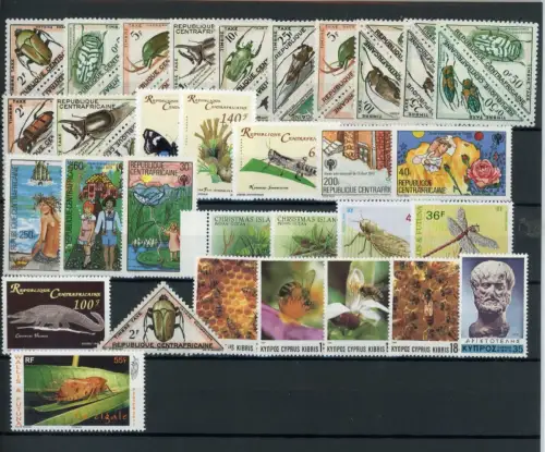 LOT "INSEKTEN" Marken postfrisch #JU335