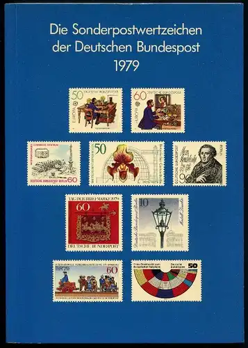 BRD Bund Jahrbuch der Deutschen Post 1979 postfrisch #JS240
