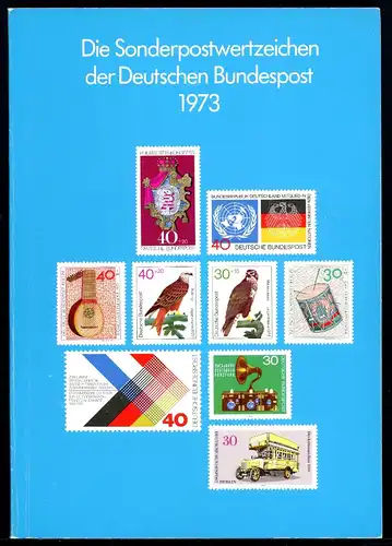 BRD Bund Jahrbuch der Deutschen Post 1973 postfrisch #JB_BRD_09