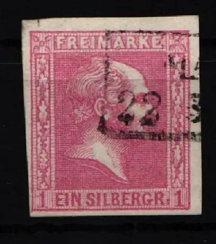 Preußen 10 gestempelt gut geschnitten #JS954