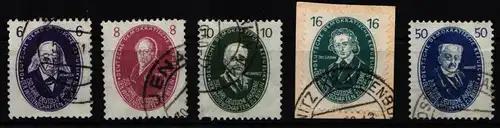 DDR aus 261-270 gestempelt Lot Akademie #JT250