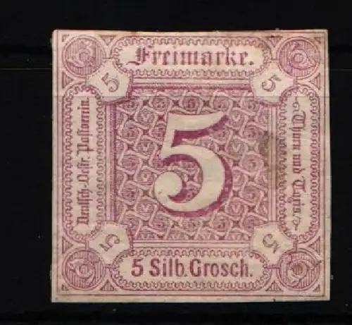 Thurn & Taxis 18 mit Falz #JT307