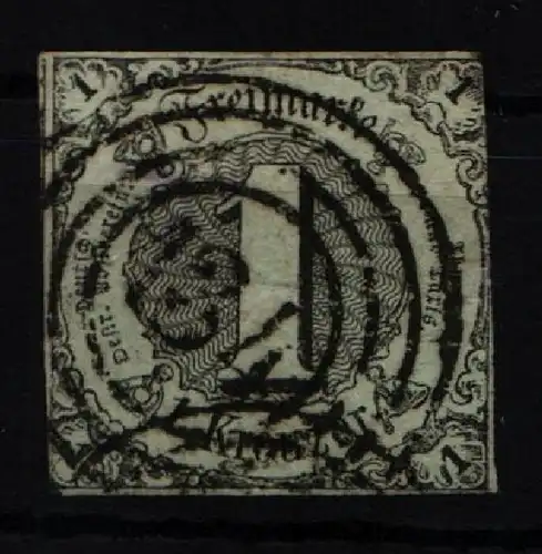 Thurn & Taxis 7 gestempelt 1seitig angeschnitten sonst gut gerandet #JT269