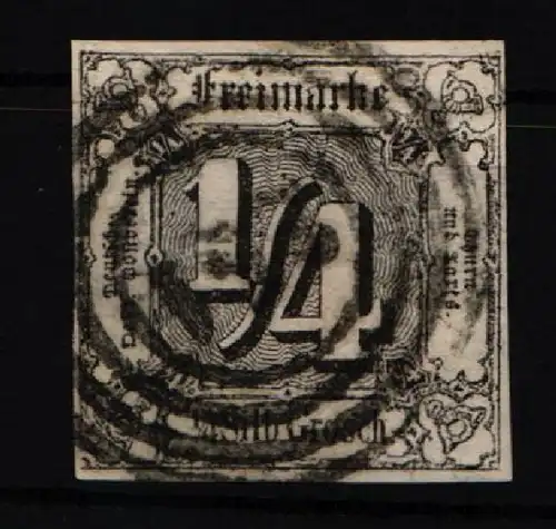 Thurn & Taxis 26 gestempelt 2seitig berührt #JT335