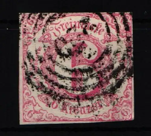 Thurn & Taxis 22 gestempelt gut geschnitten #JT332