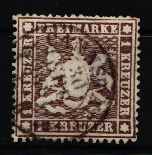 Württemberg 16y gestempelt signiert Rohn, leichte Mängel #JT203