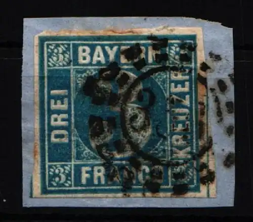 Bayern 2 II gestempelt auf Briefstück #JT368