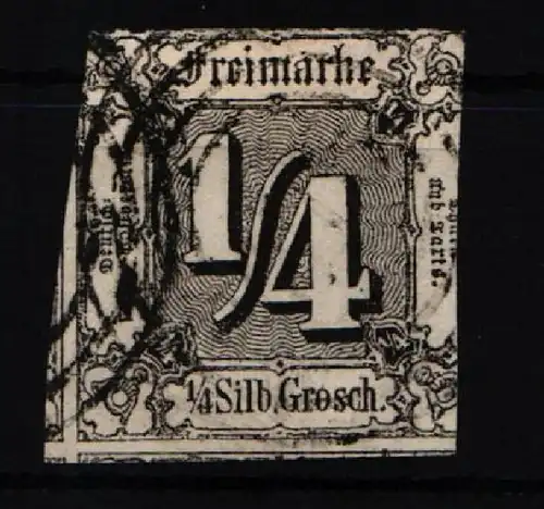 Thurn & Taxis 26 gestempelt 1seitig berührt #JT334