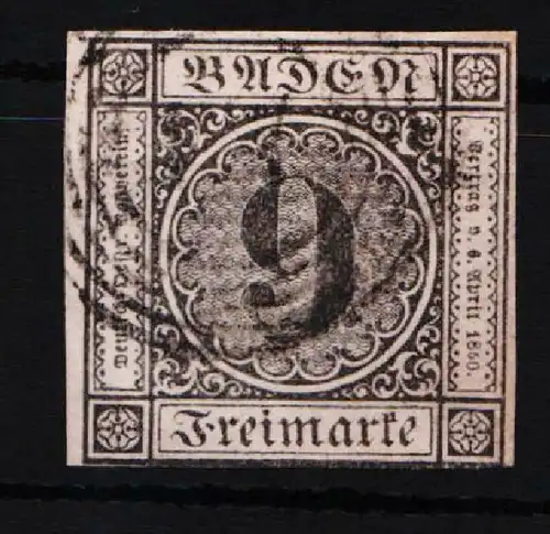 Baden 4 gestempelt #JS898