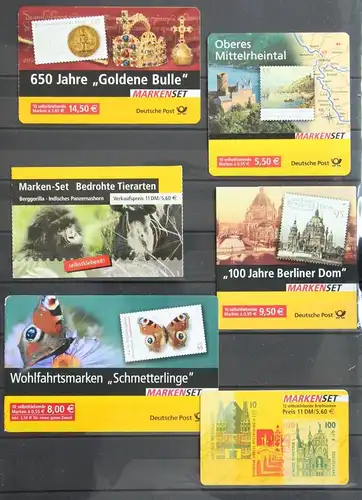 BRD Bund Lot Markenheftchen gestempelt siehe Bild #JQ666