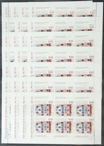 Portugal 49x 1539 als Kleinbogen postfrisch ca. 245,- Katalog #JQ670