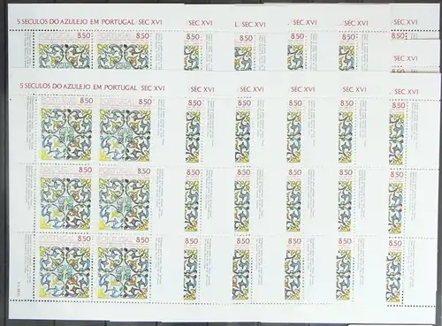 Portugal 25x 1548 als Kleinbogen postfrisch ca. 125,- Katalog #JQ669