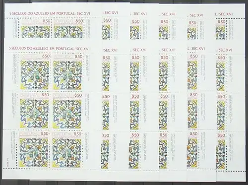 Portugal 25x 1548 als Kleinbogen postfrisch ca. 125,- Katalog #JQ669