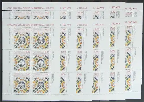 Portugal 22x 1557 als Kleinbogen postfrisch ca. 110,- Katalog #JQ667
