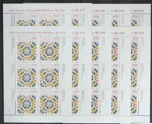 Portugal 22x 1557 als Kleinbogen postfrisch ca. 110,- Katalog #JQ667