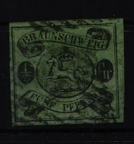 Braunschweig 10A gestempelt leichte Mängel #JT515