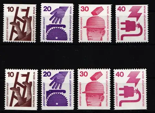 Berlin 402-411C/D Werte postfrisch alle C/D Werte Unfallhilfe #JT546