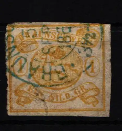 Braunschweig 14A gestempelt Mängel #JT514