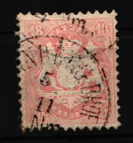 Bayern 27x gestempelt leichte Mängel in der Zähnung #JT596