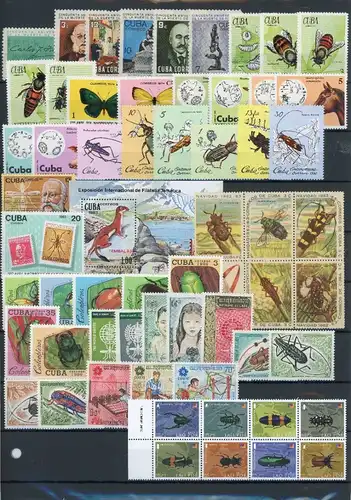 LOT "TIERE" Marken/Blöcke postfrisch #JU392