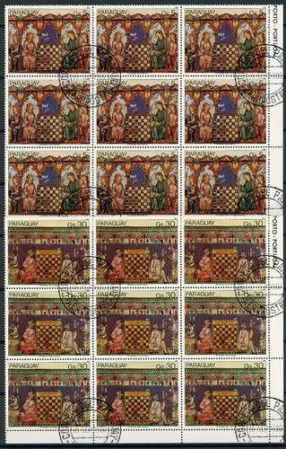 Paraguay 3518+ 3520 postfrisch Schach #JW688