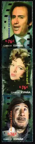 Spanien 4903-4905 postfrisch als Dreierstreifen #JU167