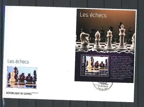 Guinea Block 2348 Schach Ersttagesbrief/FDC #JW757