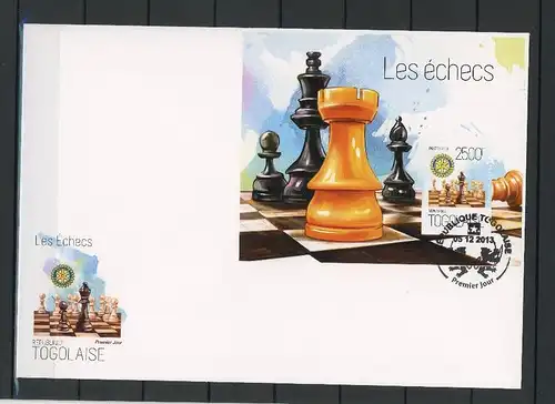 Togo Block 920 Schach Ersttagesbrief/FDC #JW779