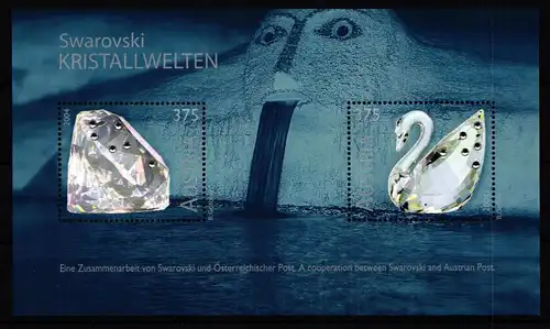 Österreich Block 25 postfrisch Swarovski Kristallwelten #JM984