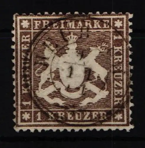 Württemberg 16y gestempelt gut gezähnt #JX039