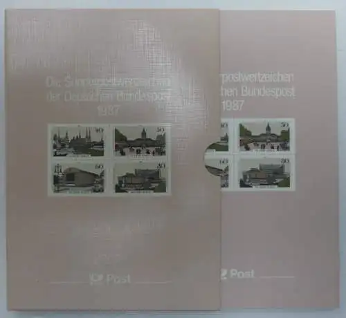 BRD Bund Jahrbuch der Deutschen Post 1987 postfrisch #JS253