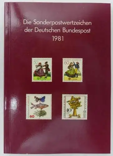 BRD Bund Jahrbuch der Deutschen Post 1981 postfrisch #JS257